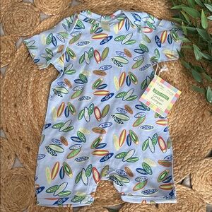 Vintage iplay Organic Cotton Bodysuit Short. 24 mo